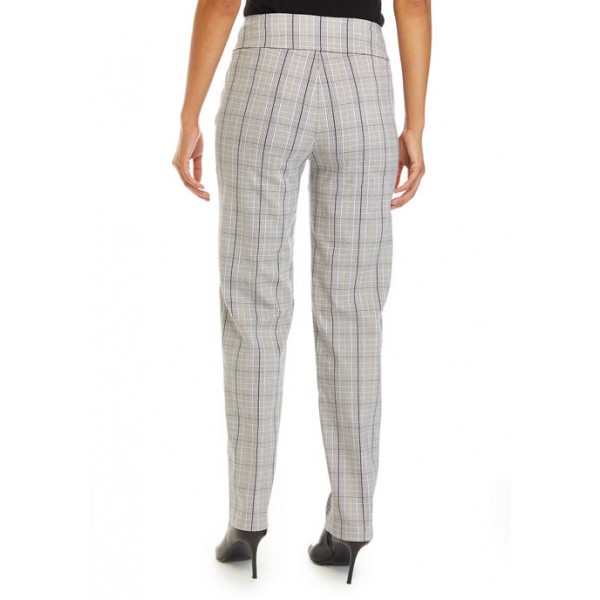 New Directions® Women's Plaid with Gold Lure Pants